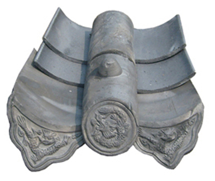 勾头滴水板瓦筒瓦